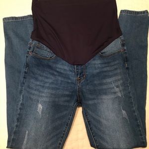 Pink Blush Maternity Skinny Jeans